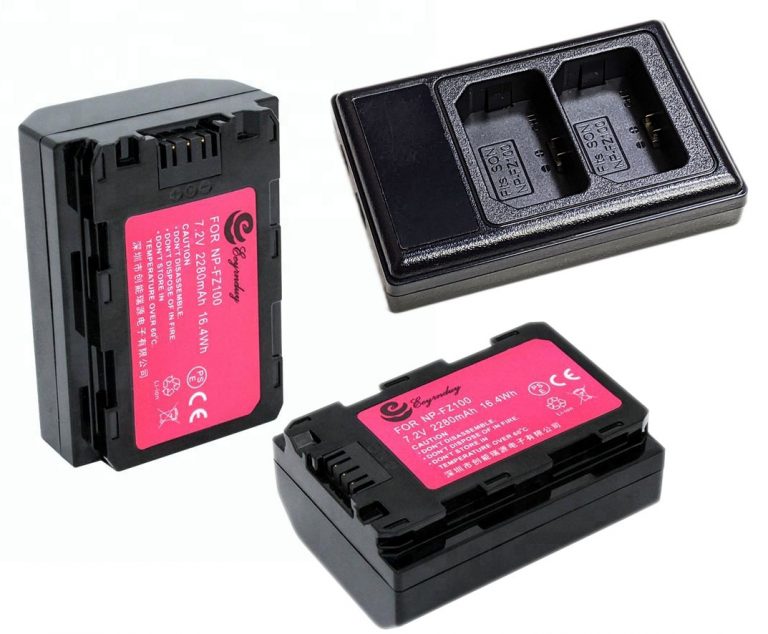 リチャージャブル バッテリー パック2個＋インジケーター付USB充電器セット